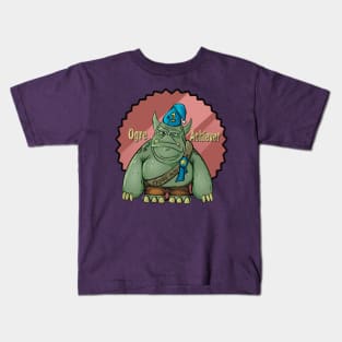 Ogre Achiever (Over Achiever) - Badge Variant Kids T-Shirt